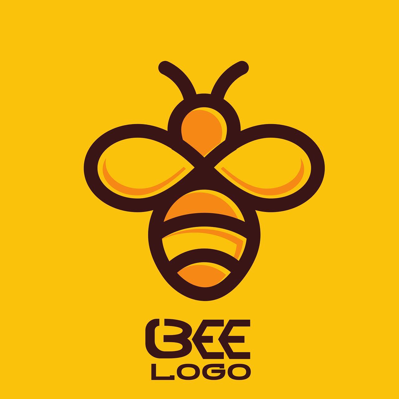 bee, logo, icon